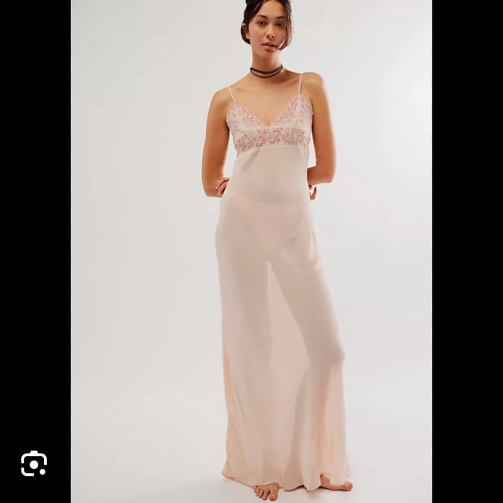 FP Intimatley Midnite Charms Princess Gown Dress Slip Sleep Bead Maxi Midi Boho